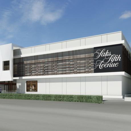 Store Front for Saks Houston
