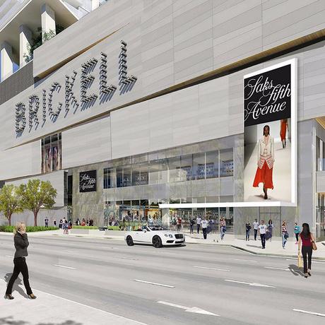 Store Front for Saks Brickell